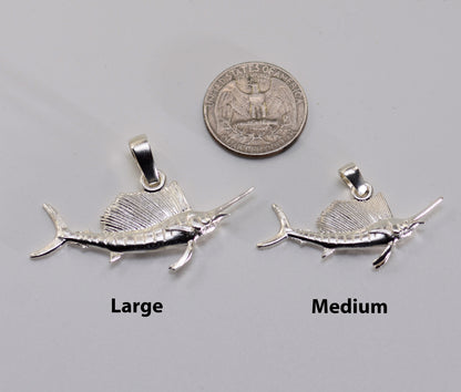 Sailfish Pendant - Medium