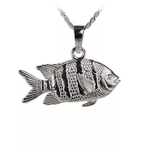 Sergeant Major Fish Pendant - Large