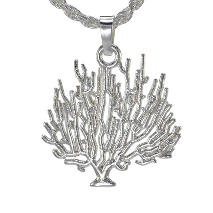 Sinuous Fan Coral Pendant - Medium