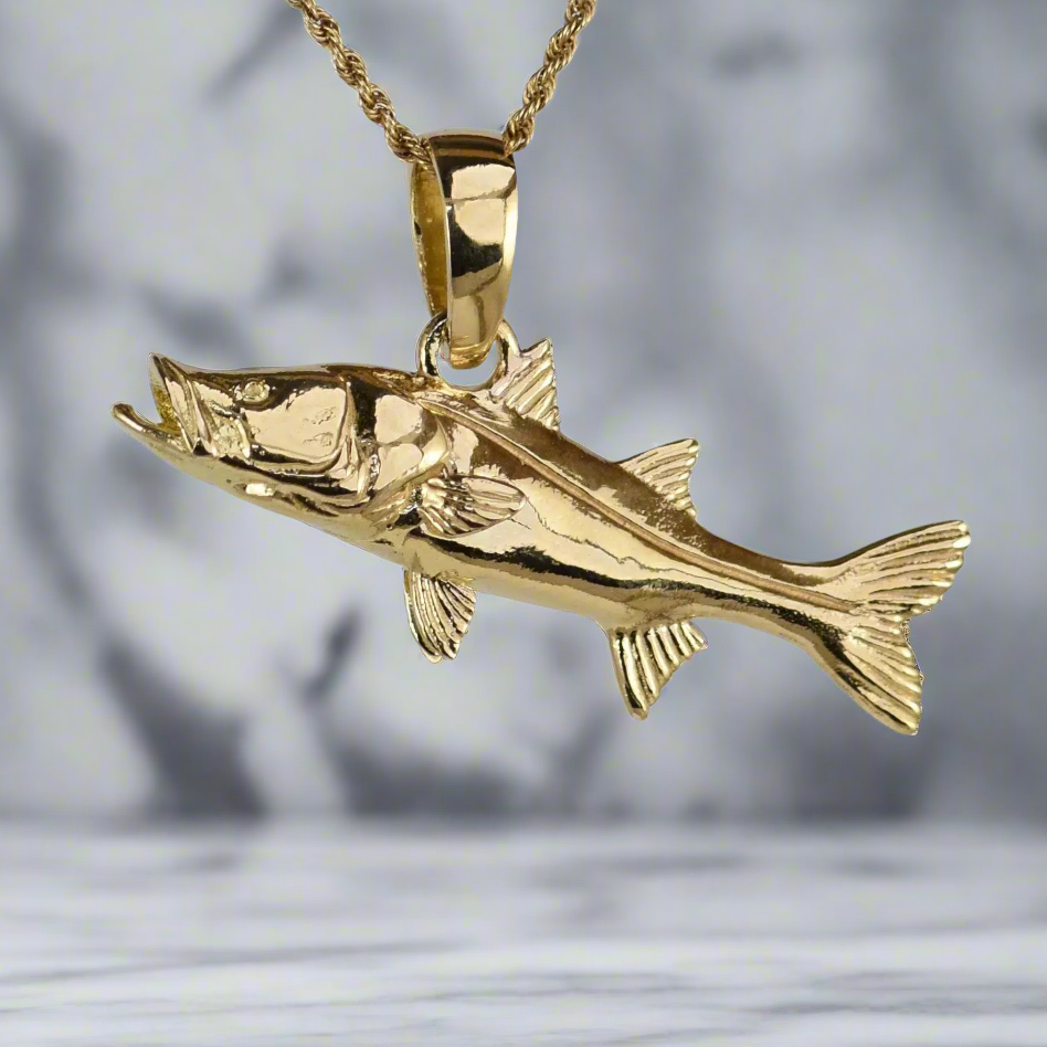 Snook Fish Pendant - Large