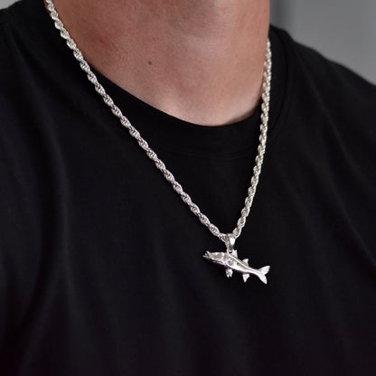 Snook Fish Pendant - Large