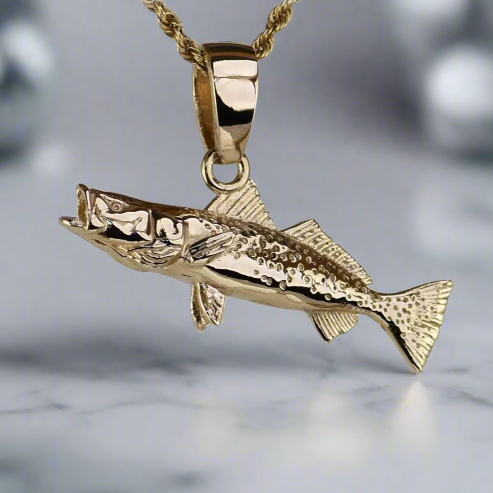 Speckled Sea Trout Pendant - Small