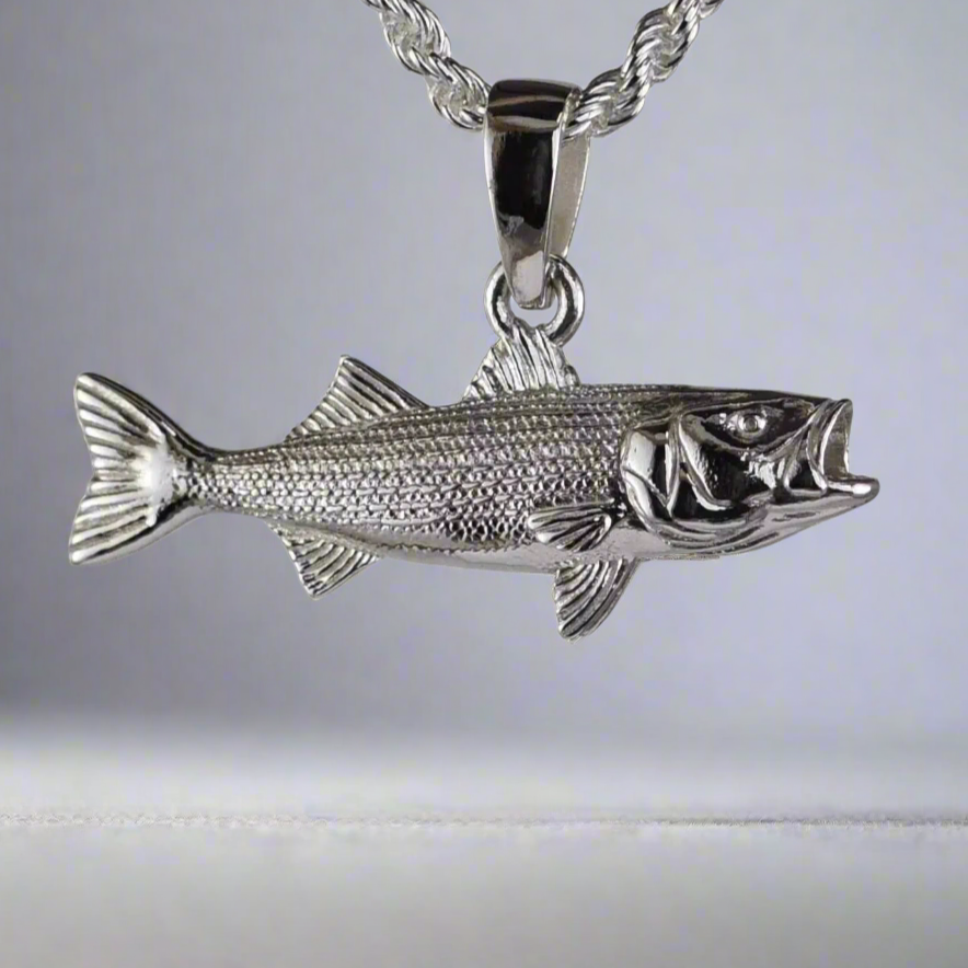 Striped Bass Pendant - Large