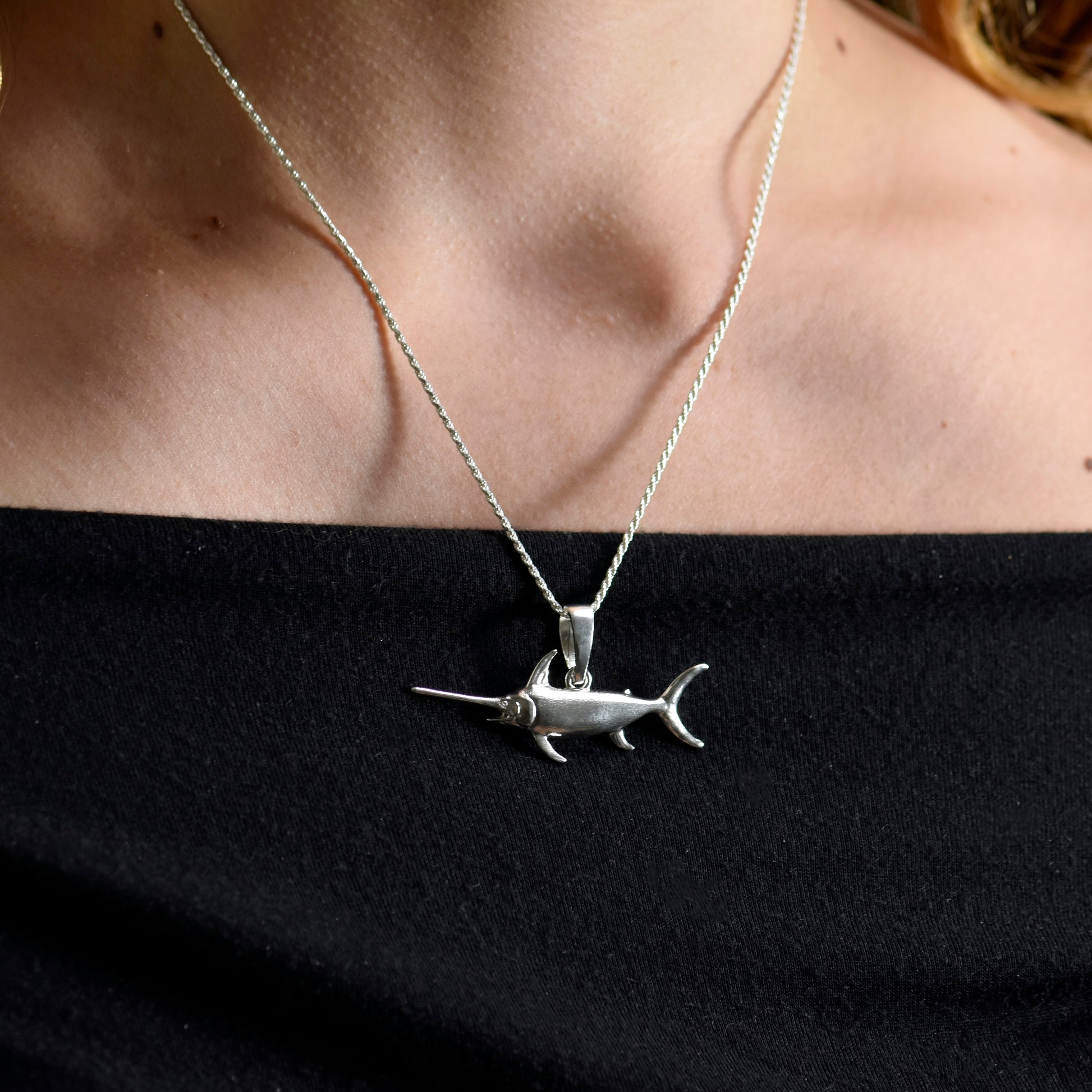 Swordfish Pendant - Medium