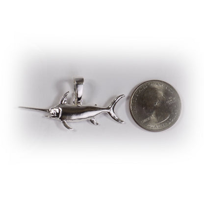 Swordfish Pendant - Medium