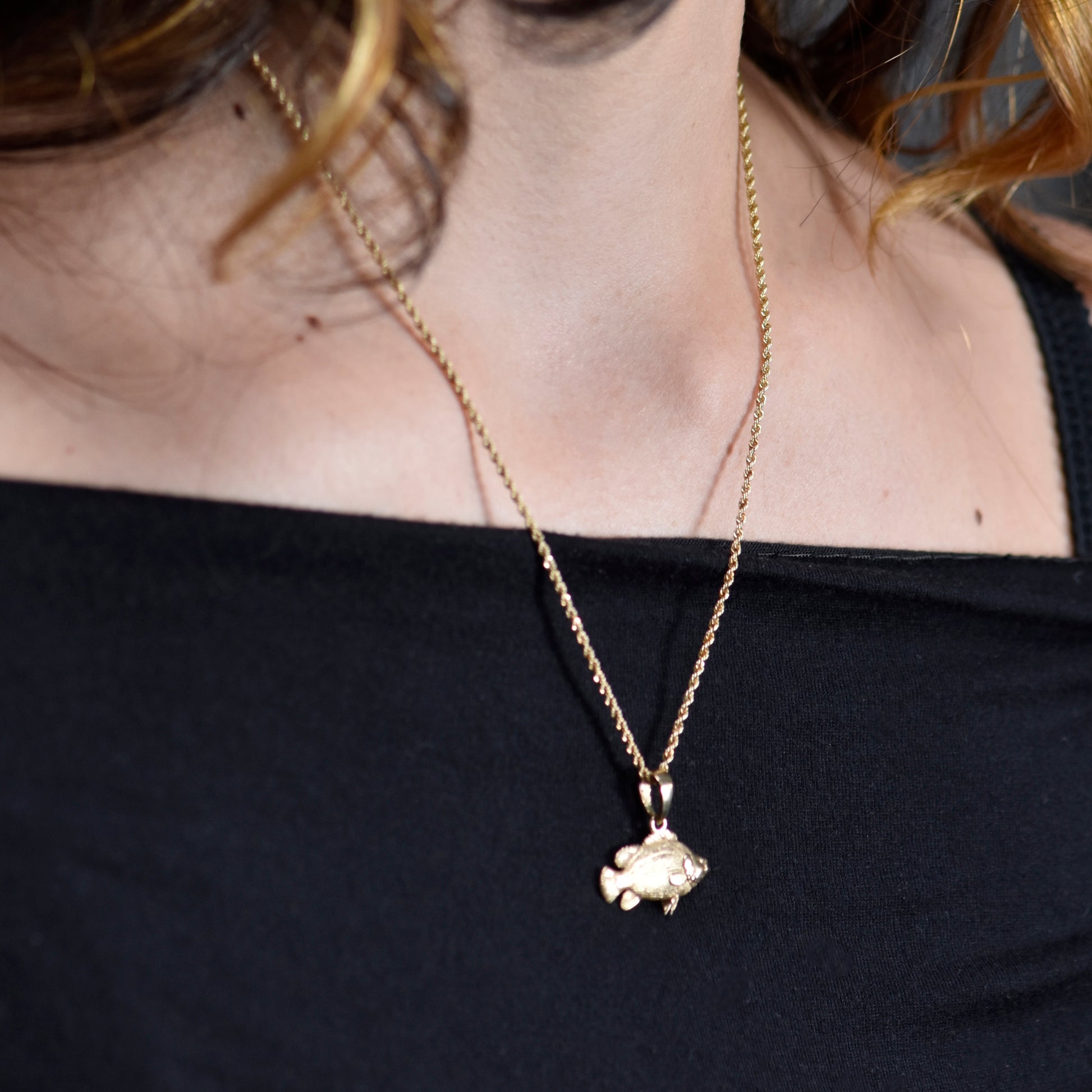 Tripletail Fish Pendant - Small