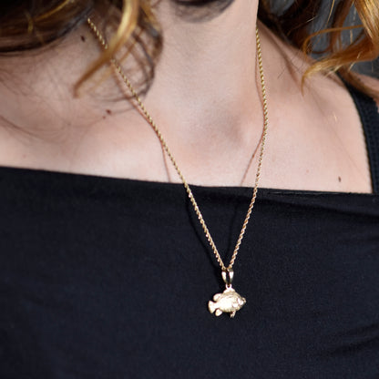 Tripletail Fish Pendant - Small