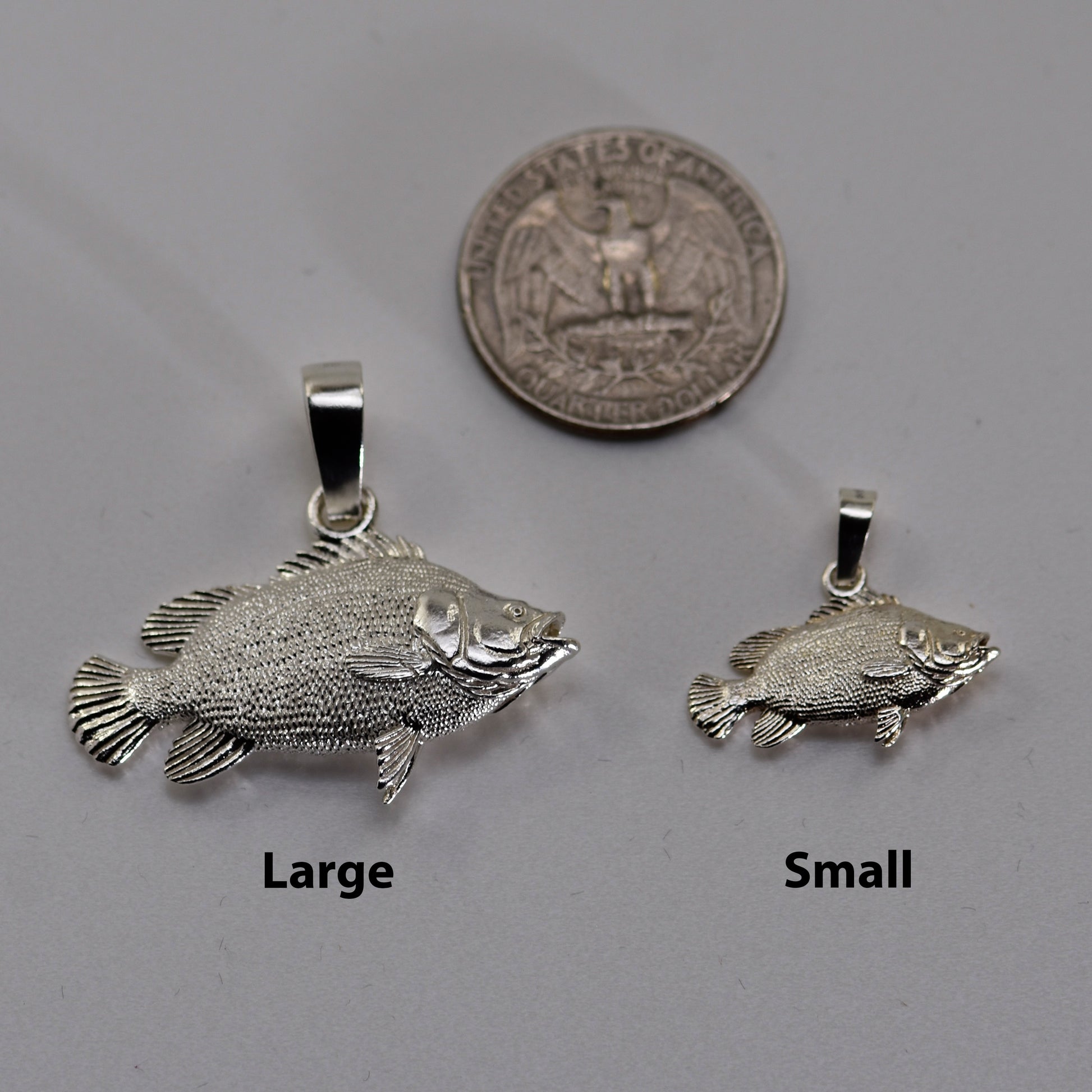 Tripletail Fish Pendant - Small