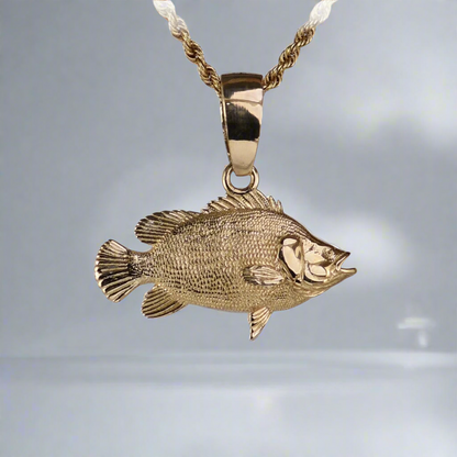 Tripletail Fish Pendant - Small