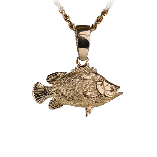 Tripletail Fish Pendant - Small