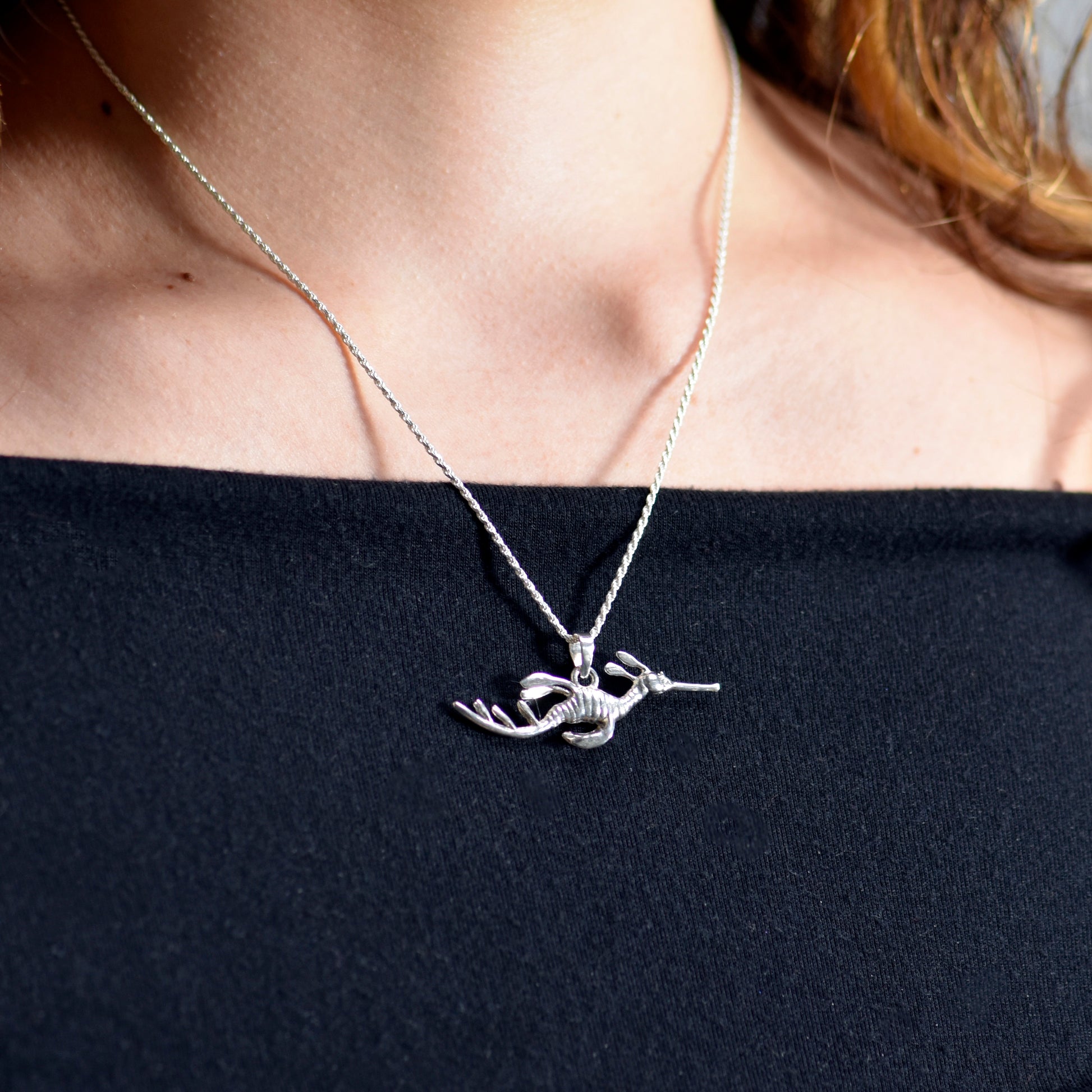 Weedy Sea Dragon Pendant - Small