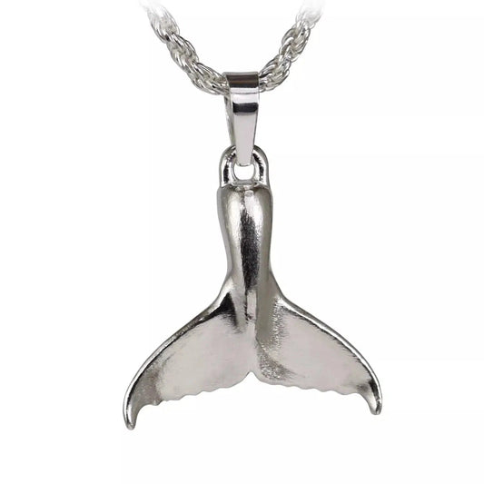 Whale Tail Pendant - Medium