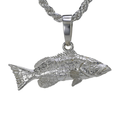 Black Grouper Pendant - Large