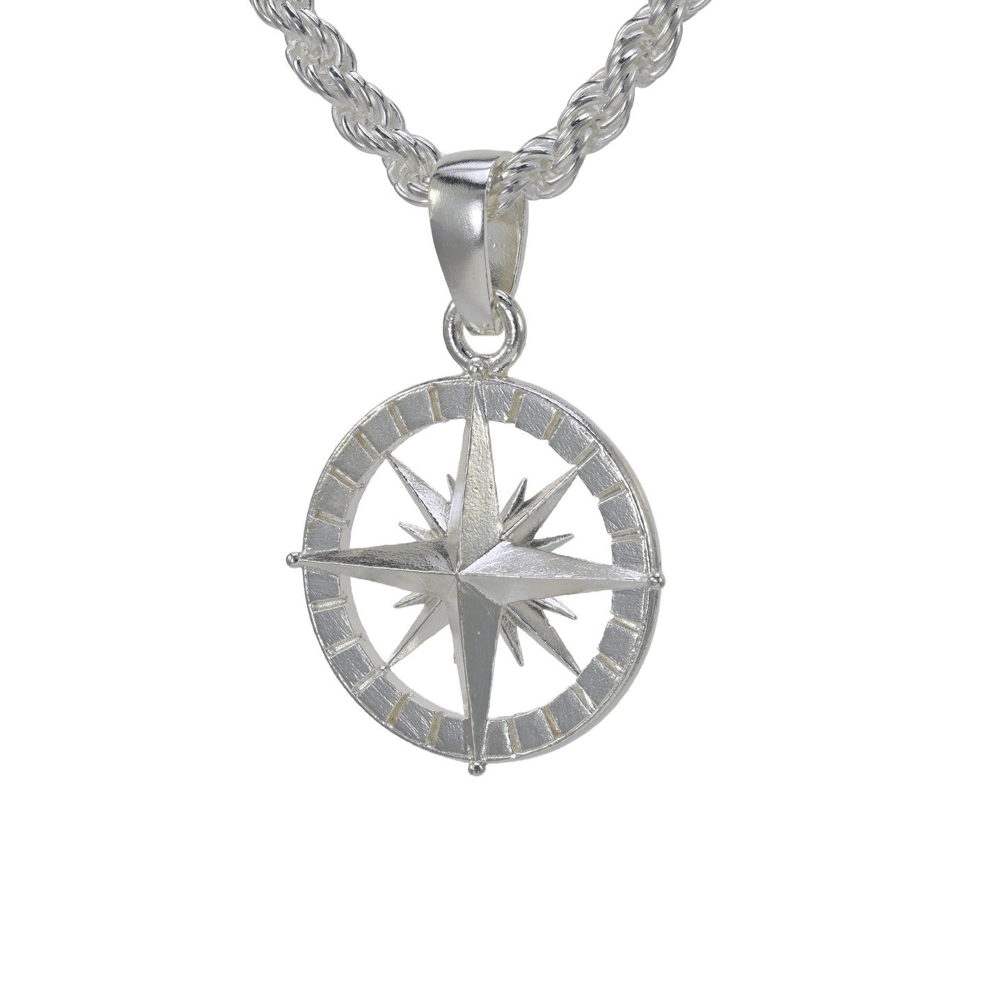 Compass Rose Pendant - Large