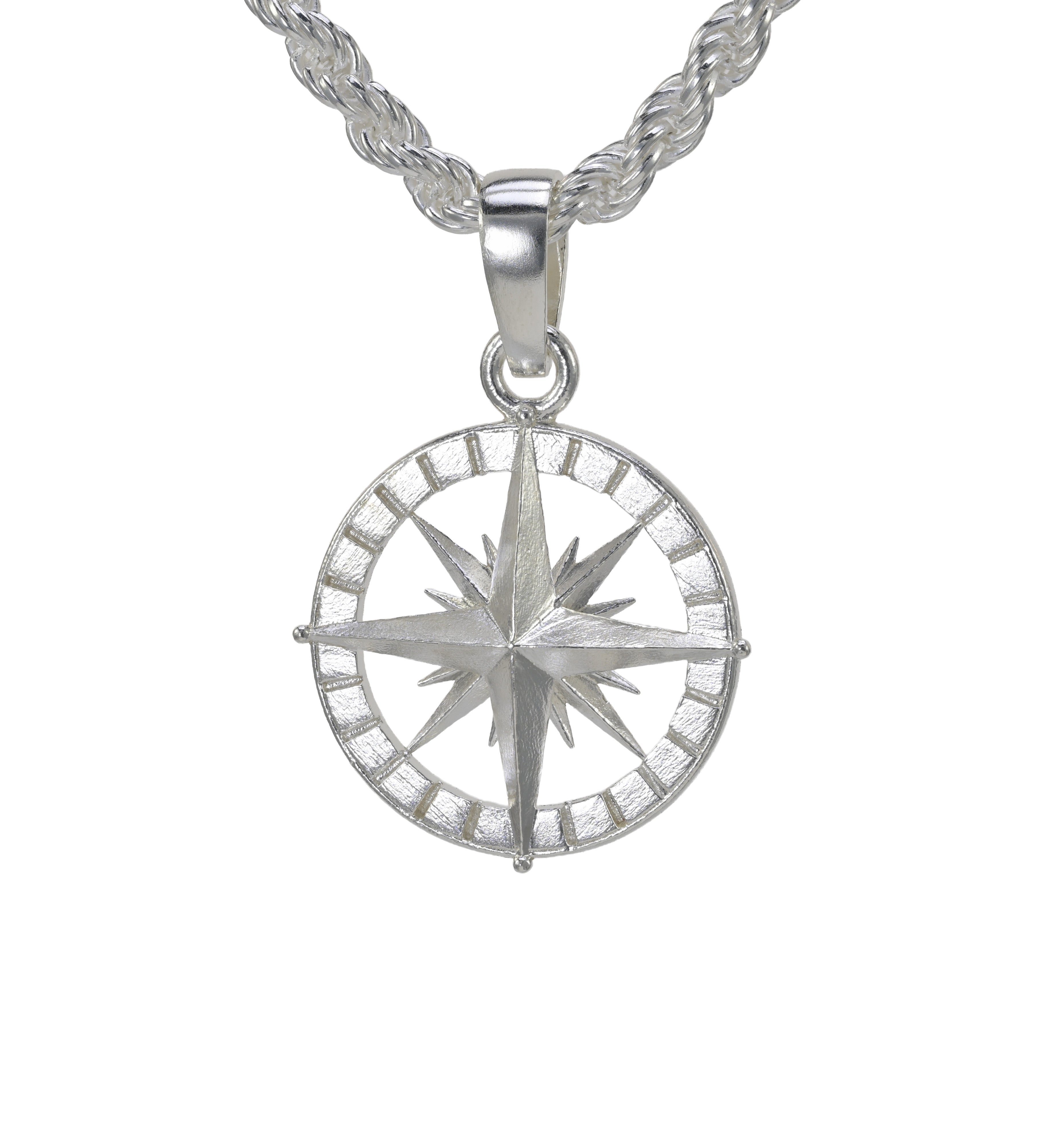 Compass Rose Pendant - Large | Sea Shur Jewelry