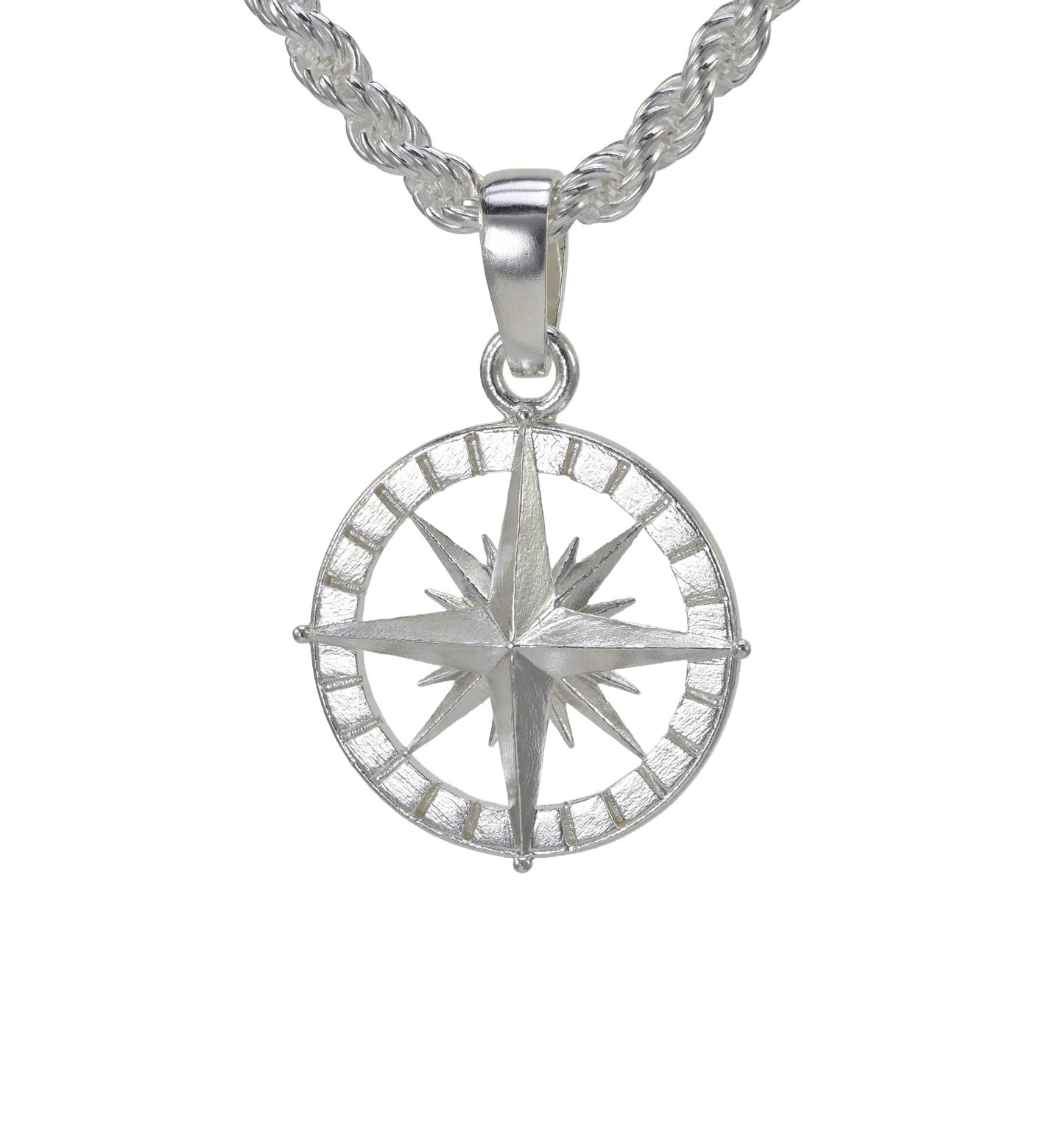 Compass Rose Pendant - Large