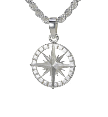 Compass Rose Pendant - Large