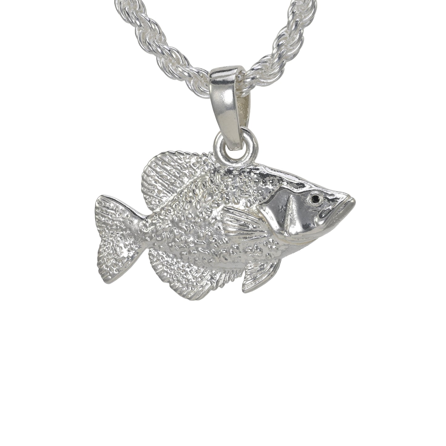 Crappie Fish Pendant - Large