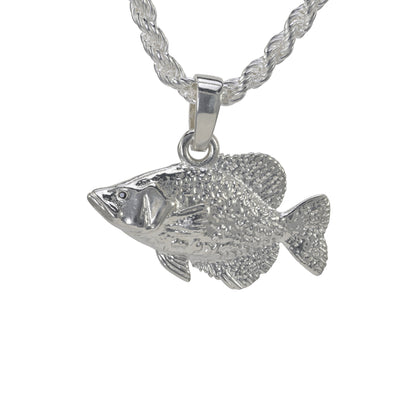 Crappie Fish Pendant - Large