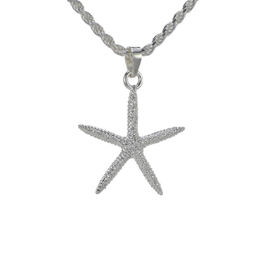 Finger Starfish Pendant - Medium