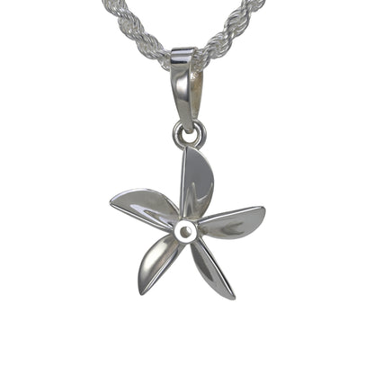 Boat Propeller - Five Blade "straight" Large - Pendant