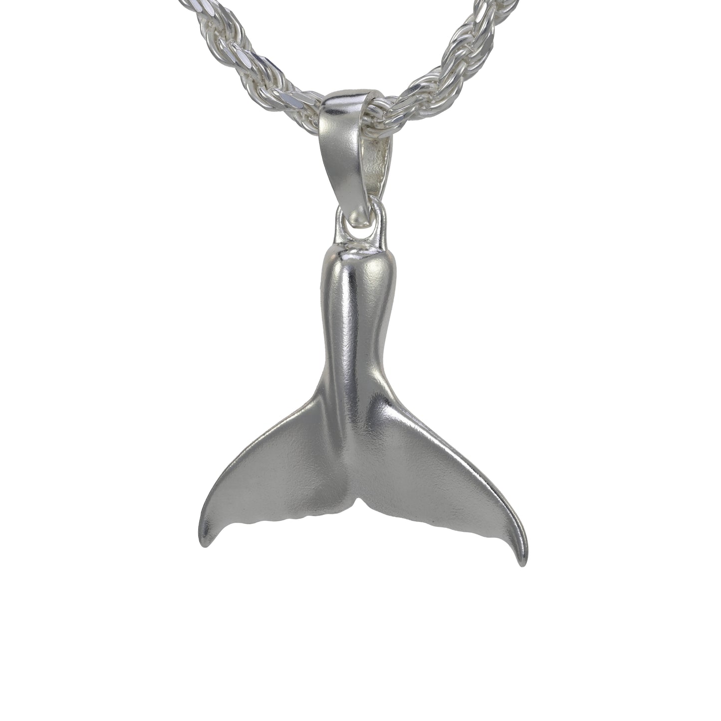 Whale Tail Pendant - Large