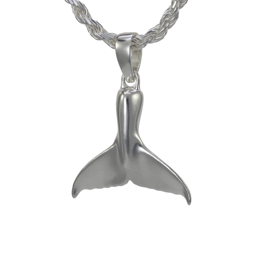 Whale Tail Pendant - Large