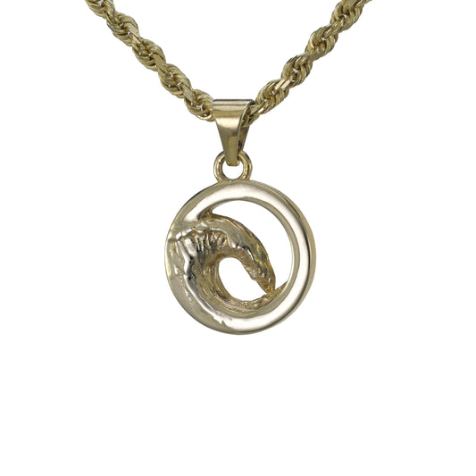 Ocean Wave Pendant - Small