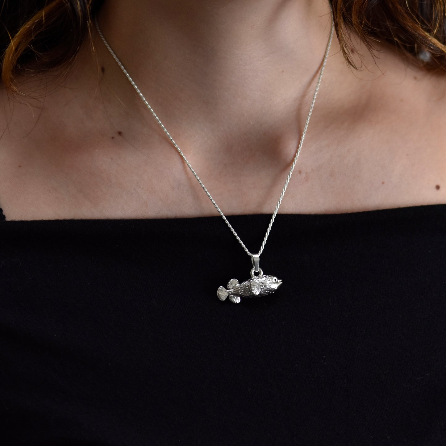 Porcupine Pufferfish Pendant