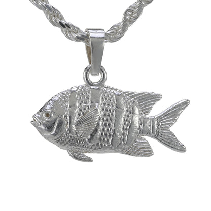 Sergeant Major Fish Pendant - Small