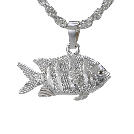 Sergeant Major Fish Pendant - Small
