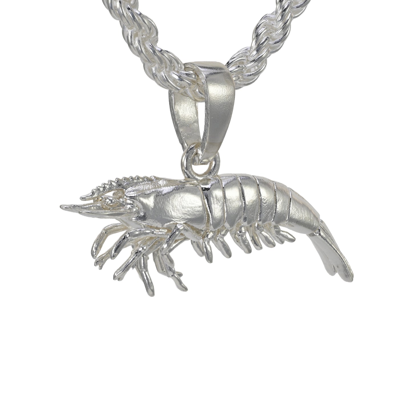 Shrimp Pendant - Large