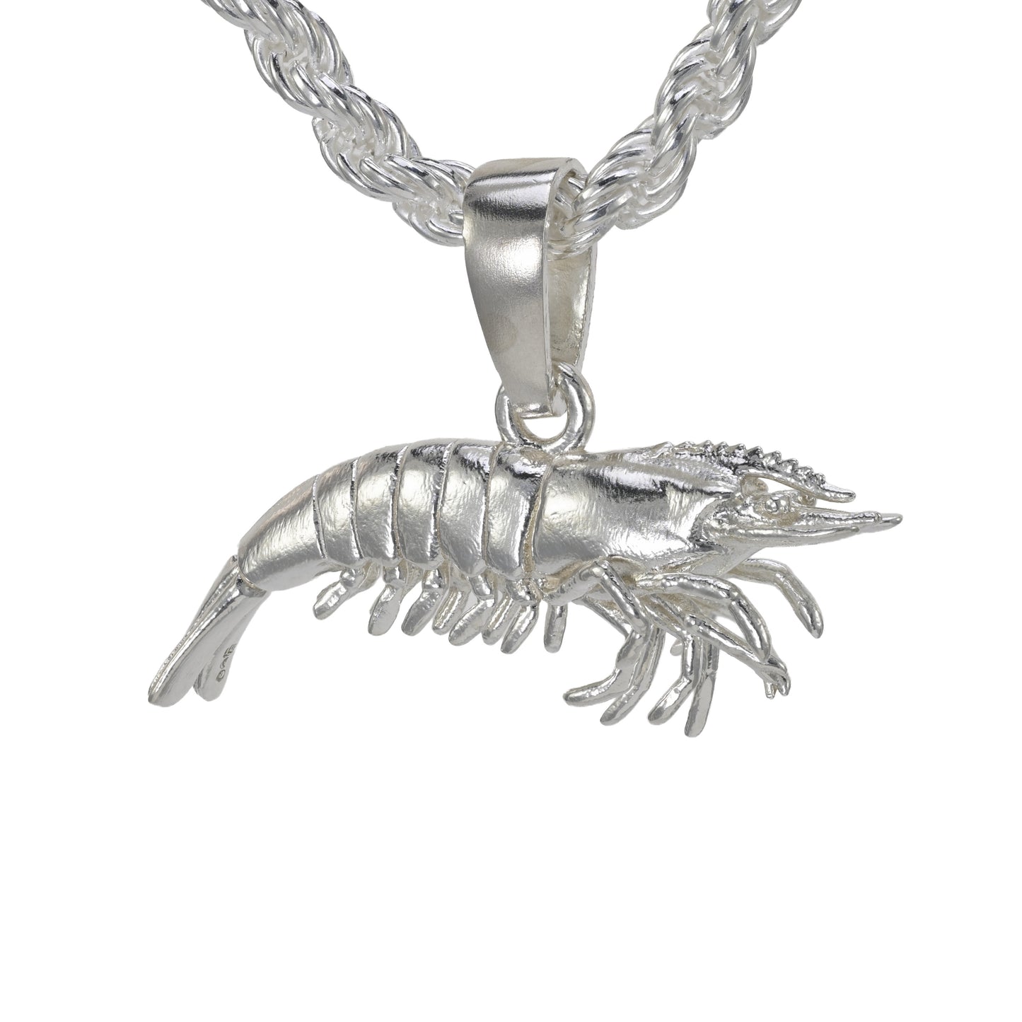 Shrimp Pendant - Large