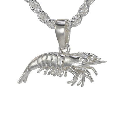 Shrimp Pendant - Large
