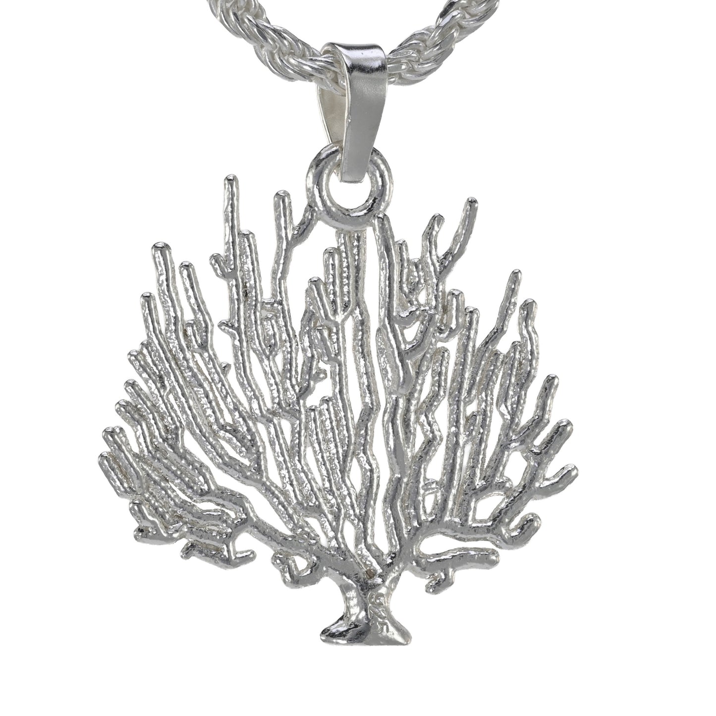 Sinuous Fan Coral Pendant - Medium