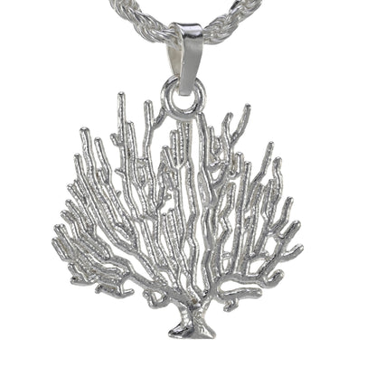 Sinuous Fan Coral Pendant - Medium