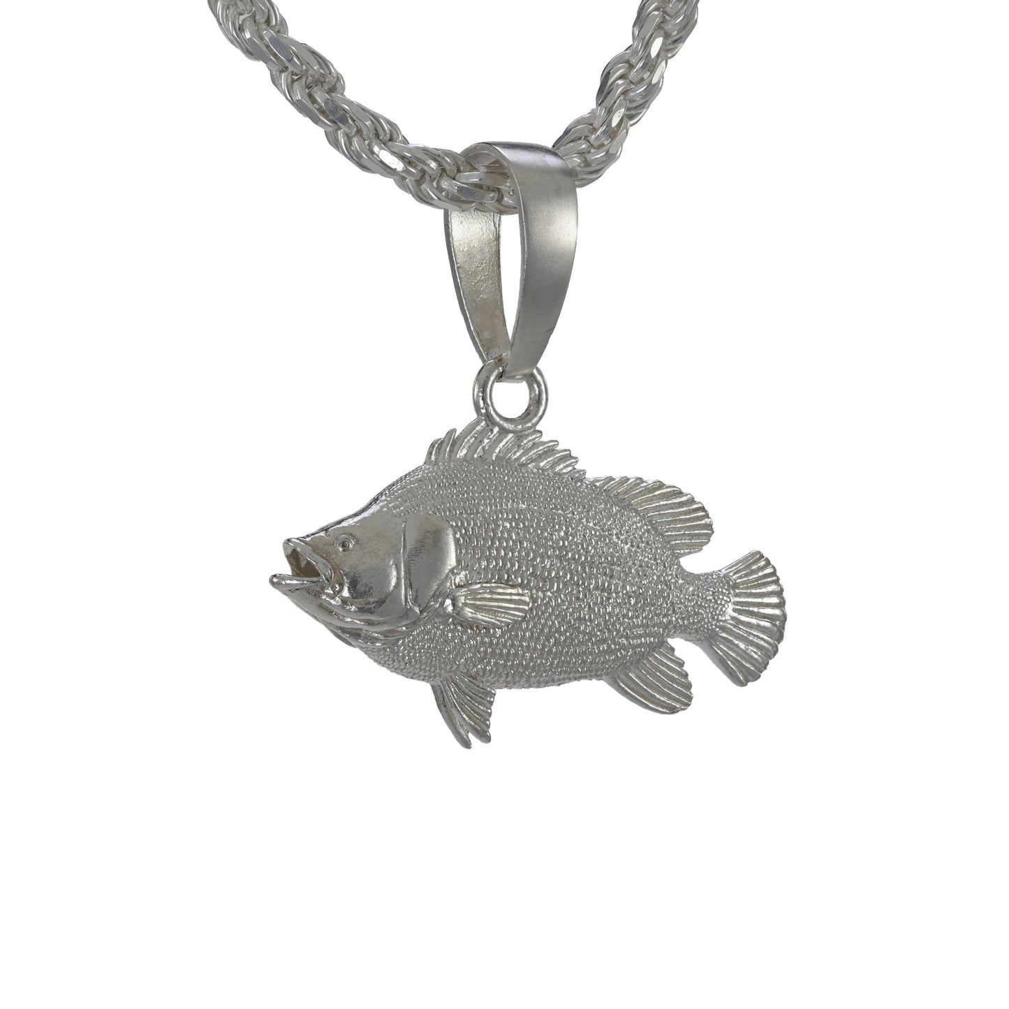Tripletail Fish Pendant - Large