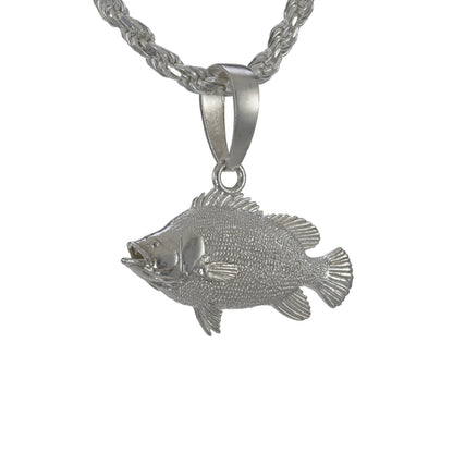 Tripletail Fish Pendant - Large