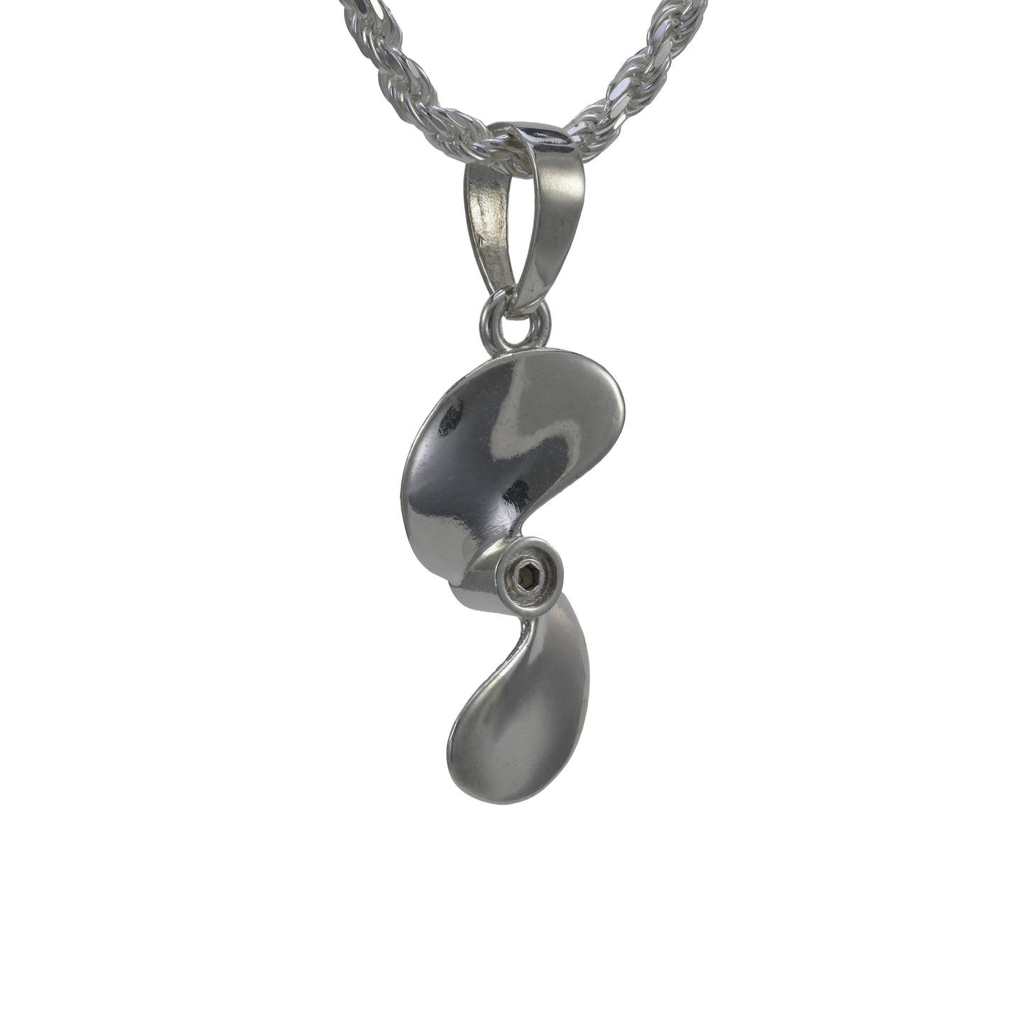 Mud Propeller Pendant - Two Blade - Large