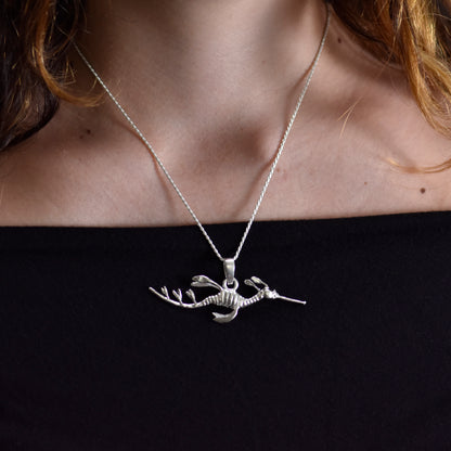 Weedy Sea Dragon Pendant - Large