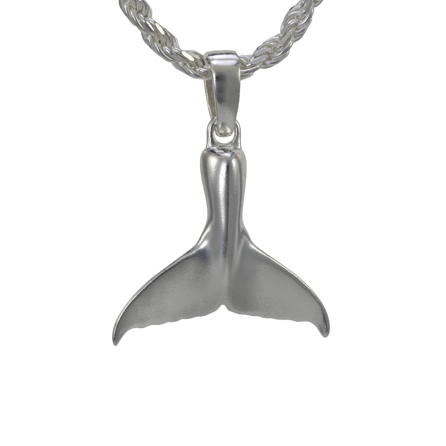Whale Tail Pendant - Large