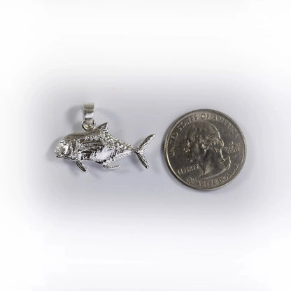 African Pompano Fish Pendant - Small