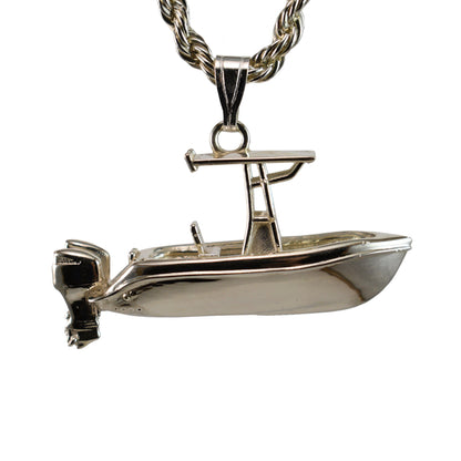 Center Console Fishing Boat Twin Outboard Pendant