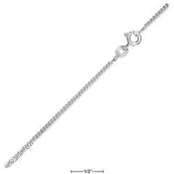 Curb Necklace-1.5 mm - Sterling Silver