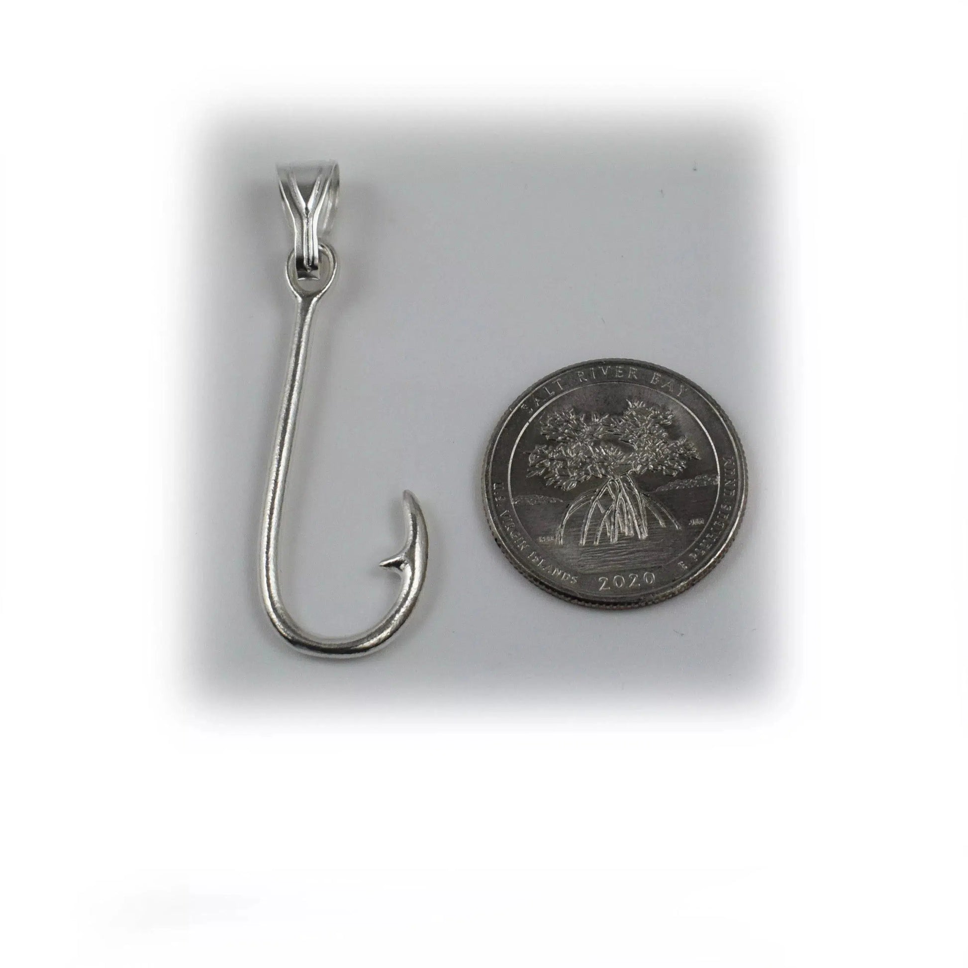 Fishing Hook Pendant - Large Fishing Hook Pendant - Large