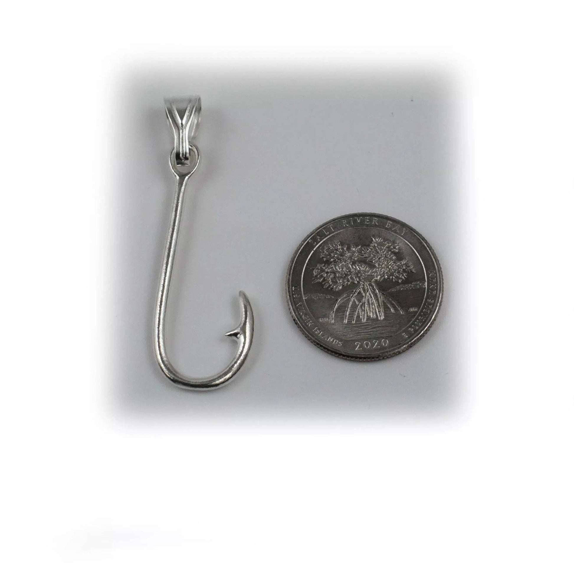 Fishing Hook Pendant - Large