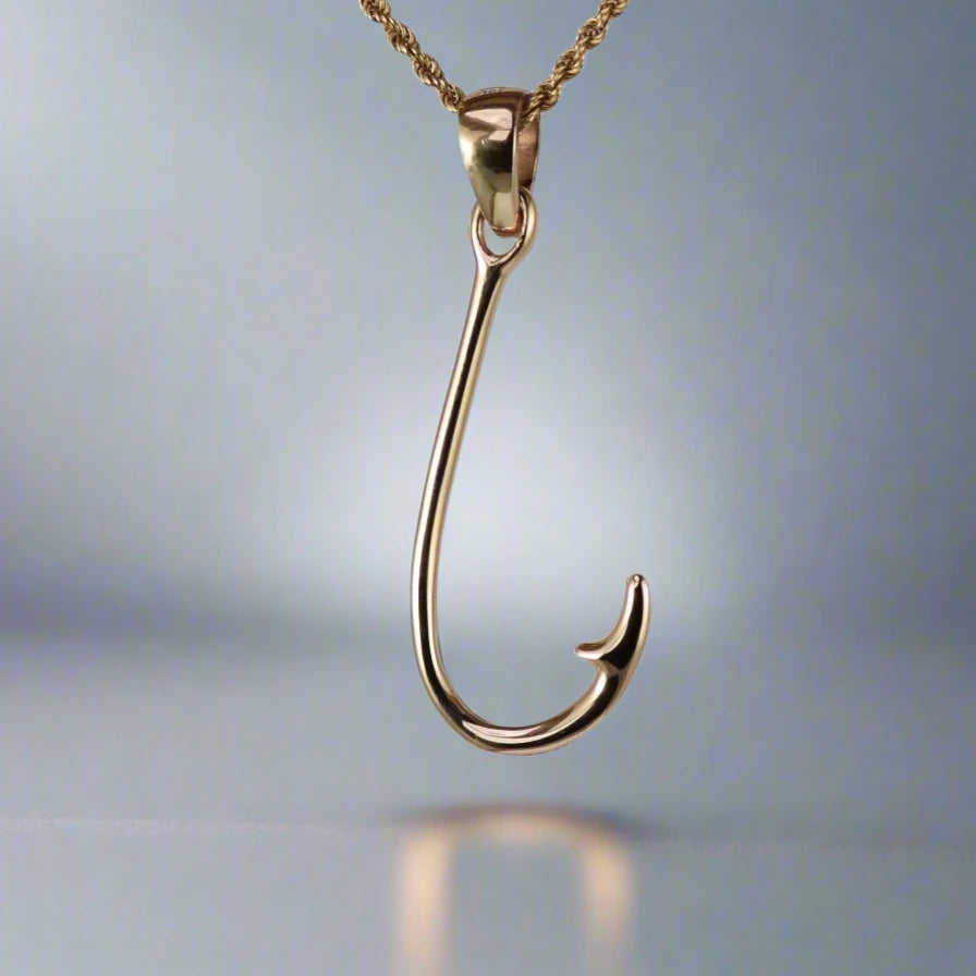 Fishing Hook Pendant - Medium