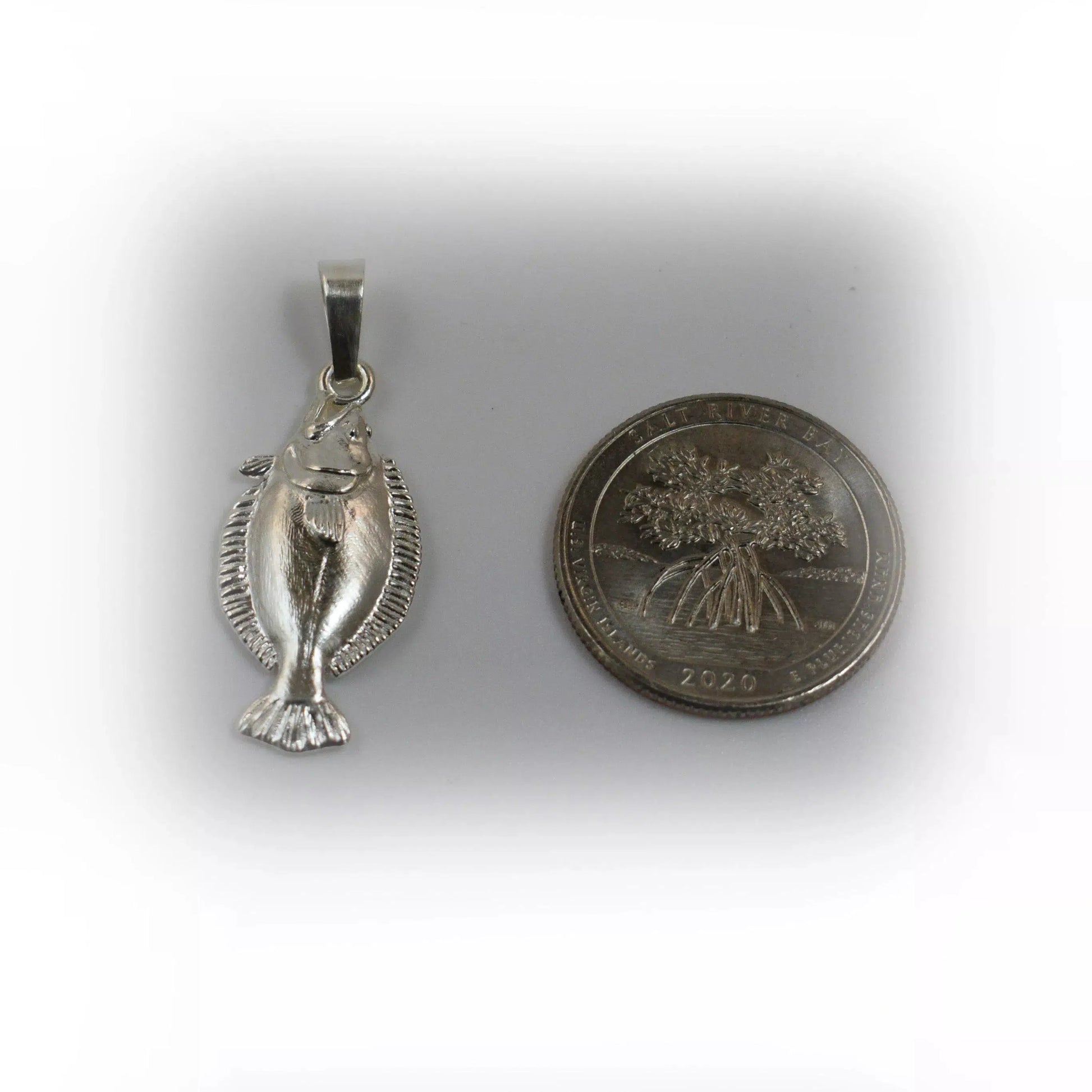 Flounder Pendant - Small