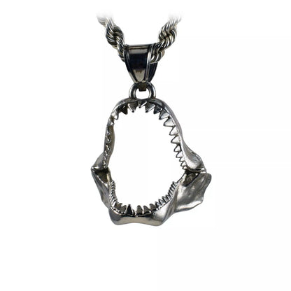 Great White Shark Jaw Pendant - Large