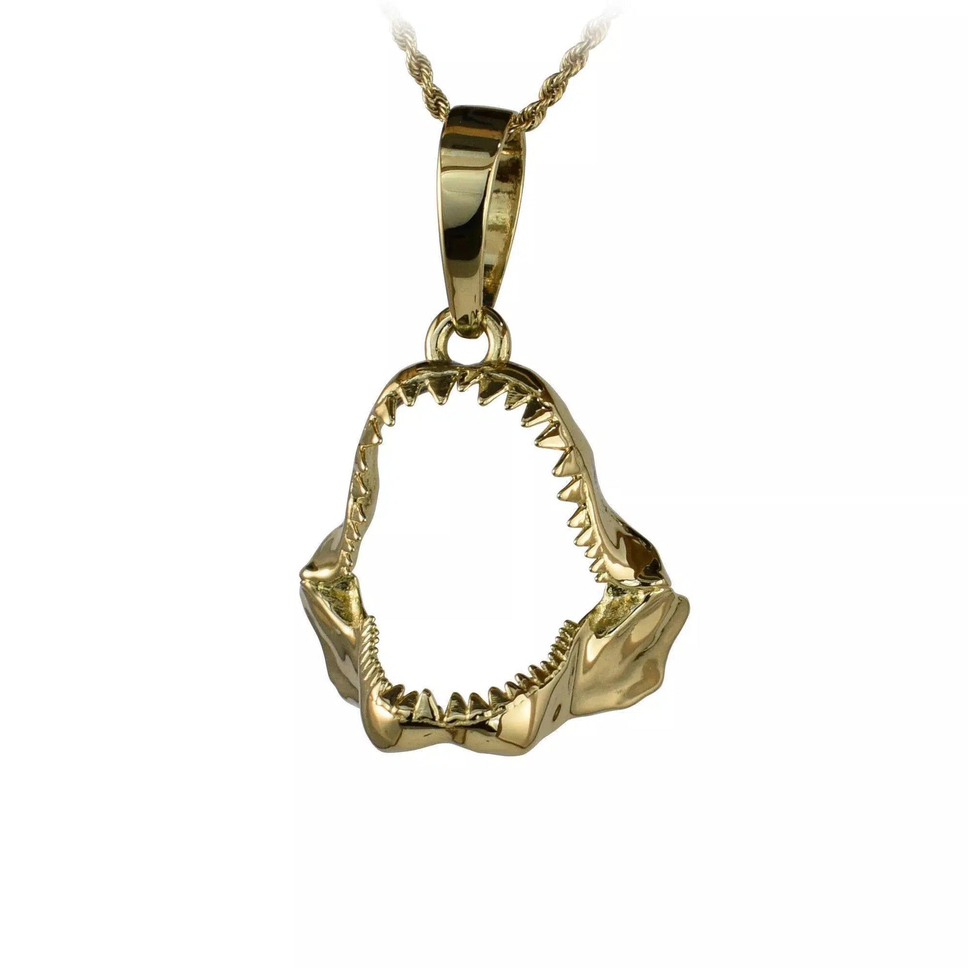 Great White Shark Jaw Pendant - Medium